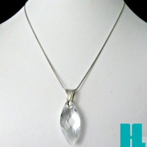 Colar navette cristal Swarovski